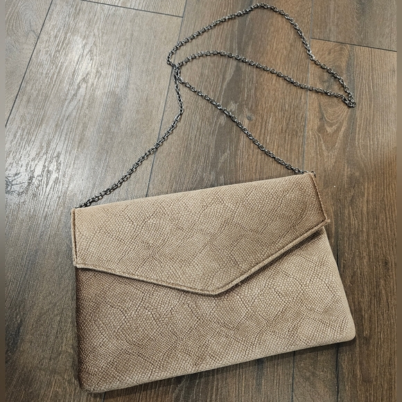 Lulus Taupe Clutch Crossbody Bag - Picture 12 of 12